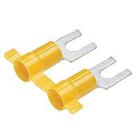 Panduit PV10-8FB-2K Spade Fork Terminal vinyl insuld 12 - 10