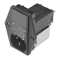 Delta Electronics, Inc. 03SB4 Modules IEC Filter, Compact, 115/250VAC, 3A, Screw Mounting, N/A-Lug, Double Fuse