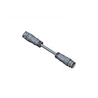 Amphenol LTW AB-BBD06ML-BBDHL-QF002 Sensor Cables / Actuator Cables X-Lok, Standard Size, Plastic, 10A+5A, 06 pins, Male Connector, Male Contact, Straight-to-Straight, Push Lock, Overmolded Double Ended, Length 2000mm, IP68