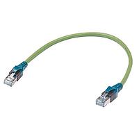 HARTING 09484747744070 Ethernet Cables / Networking Cables RJ Industrial RJ45 Cat6a DualBoot Patch Cable, PUR green (4x2xAWG 26/7), 7.0m