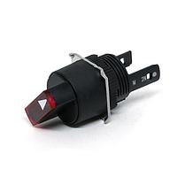 Omron Automation and Safety A165W-T2MR Rotary Switches IL RND 2POS MAINT RED SELECT SWCH