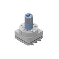 Wurth Elektronik 428521420911 Rotary Switches WS-ROSV Rot Swi IP67 10Pos Hor Rd Arrw bl