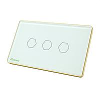 HUNONIC HN03SCT WiFi Touch Switch 3 Rectangular Button (White)