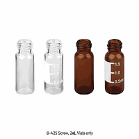 SciLab SL.Vi1033 Cap, 8-425, Black, Open-top, w/ Red PTFE/ White Sil. Septa