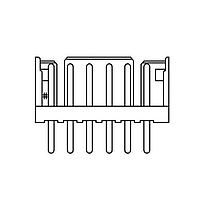 Amphenol Commercial Products G86105111C2EU Headers & Wire Housings Protect Header 2.0mm Pitch STR DIP,1x5Pin,MATTE TIN,NY66,TAIL=3.2mm,Color-Natural
