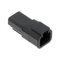 DEUTSCH - TE Connectivity DTP04-2P-E004 Connectors REC, 2P, BLK, N