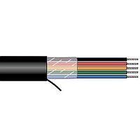 Alpha Wire 86207CY SL199 Commercial Application 24 AWG 7 Conductor 600V Foil/Spiral SR PVC PVC, Per Foot ft Spool - Slate