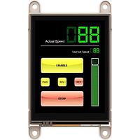 4D Systems gen4-uLCD-28D-AR Non-Touch 2.8" gen4 LCD pack for Arduino with gen4-uLCD-28D, Arduino Adaptor Shield + Cable