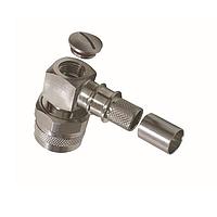 Amphenol Times Microwave Systems TC-400-NMH-RA-D RF Connectors / Coaxial Connectors N-MALE (PLUG) RIGHT ANGLE CRIM