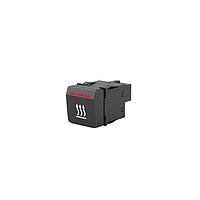 EAO 09-400001.10637A Automotive Switches UPB; I/O; Standard; 12V; Code 3; Firm haptic; white symbol illumination; 3 red status indicators ; Interior heating; heater  symbol