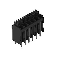 Wurth Elektronik 691410100006 Fixed Terminal Blocks WR-TBL 3.5mm pitch Monoblock THT Black Vertical Dual Pin cable entry Screwless Push In 6P