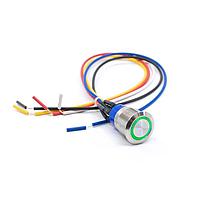 E-Switch ULV4FW3SS331 Anti-Vandal ANTI-VANDAL, 3A 250VAC, SPDT On-On, Panel Mount, Front Wire Leads 300mm