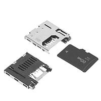 3M Electronic Solutions Division 2908-05WB-MG Card Connectors MICROSD 8P P/P SMT POLARIZED