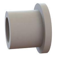 Essentra Components 12SWS3589 Shoulder Washer Shoulder Washer, .504 ID, .995 OD, .740 Shank OD