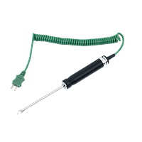 Sterling Sensors HSSLSK5MM2501MC1 Spring Loaded Surface Temperature Probe (Type K 5x250mm 1M+Plug; -75~400°C)