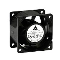 Delta Electronics, Inc. PFB0824GHE Tubeaxial DC Tubeaxial Fan, 80x38mm, 24VDC, Ball Bearing, Lead Wires