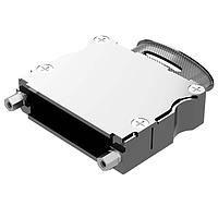 Amphenol Positronic D25000APNT20/AA Banded Backshell D-Sub Backshell Banded Ellipt Top slot, F, UNC 4-40 treads/washer set, Size 3