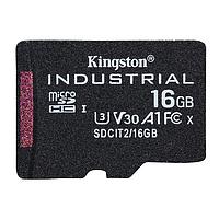 Kingston SDCIT2/16GBCP MicroSD Cards 16GB microSDHC Industrial C10 A1 pSLC Card SD Adapter Not Included