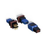 Raychem - TE Connectivity YD369-B33-CP400000 Rectangular MIL Spec Connectors 369 3 WAY PANEL MNT REC, 90 PCB GOLD,PIN