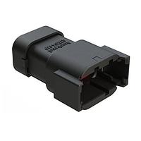 Amphenol SINE Systems ATM04-08PB-SF1BK Connectors A SERIES-ATM-CONNECTOR ENDCAPS