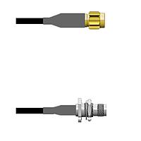 Amphenol Custom Cable Q-3D04K0008009i RF Cable Assemblies SMA-SP/TNC-SJ RG58 9I