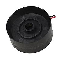 Same Sky (formerly CUI Devices) CPS-3314-90L095 Piezoelectric siren, 33 mm round, 14 mm deep, 24Vp-p, 90dB, single tone, 95mm wire lead