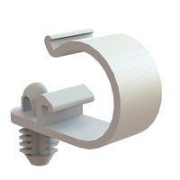 Essentra Components BHLWHC-500-01 Cable Clamps Clip,Blnd Hl Mnt,Rel,Nat,.50 in Hold