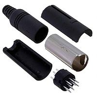 Adam Tech MDP-009 Plugs CONN PLUG MALE MINI DIN 9P SILV