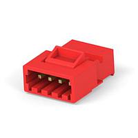 AMP Connectors - TE Connectivity 3-643995-4 Plug Housing 04P MTA156 PSTD CONN 22AWG LF