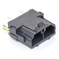 Molex 42819-2223 Shrouded MiniFit Sr Hdr Vert 093 Clip 2 Ckt Gold