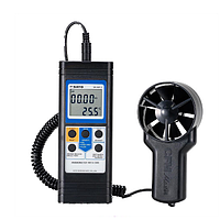 skSATO SK-93F-II Vane Type Anemometer (0.7~25m/s;0.01~99.00m3/s)