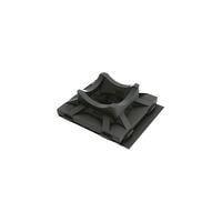 Essentra Components FTH-5-UVB-M Cable Tie Holder Cbl Tie Hldr,Screw Mnt,UV Black