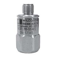 Amphenol Wilcoxon 786-500-M12 Acceleration Sensor Modules Top exit, broadband high sensitivity, low frequency sensor, M12 connector, 500 mV/g, +/-5% sensitivity tolerance
