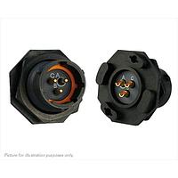 Eaton Souriau-Sunbank UTS712E3P Receptacles 3P JAM NUT PIN RECEPTACLE SIZE 12E