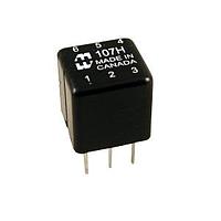 Hammond Manufacturing 107H Pin Terminal Transformers Audio transformer, potted, primary 600 ctohms , secondary 600 ct ohms