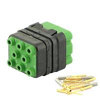 Eaton Souriau-Sunbank 8MQ2M0816PC Modular Connectors - Push Pull MQuick module, unsealed, with male crimp contacts