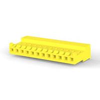 AMP Connectors - TE Connectivity 4-643818-2 Receptacle Housing 12P MTA156 CONN ASSY 20AWG YEL