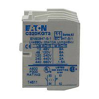 Eaton C320KGT3 Freedom NEMA Auxiliary Contact AUX CONT FRDM SZ00-2, A-K TOP MTD 1NO1NC