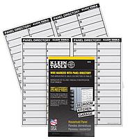 Klein Tools 56255 Wire Labels & Markers Wire Markers, Household Electric Panel w/Directory
