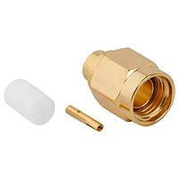 Amphenol RF 132102RP Connectors SMA ST PLUG .141 W/ CONTACT REV POLARITY