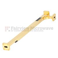 Fairview SMW42HC001-10 WR-42 Directional Waveguide Coupler 10 dB With UG595/U Flange and H-Plane Coupled Port From 18 GHz to 26.5 GHz K Band