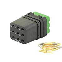 Eaton Souriau-Sunbank 8MQ2M0936SCS Modular Connectors - Push Pull MQuick module, unsealed, with female crimp contacts, delivered with cap