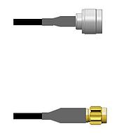 Amphenol Custom Cable Q-2N03D0008072i RF Cable Assemblies N-SP/SMA-SP RG58 72I