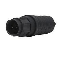Switchcraft EN3L2M16LX Standard Circular Connector EN3 Harsh Environment Cable-to-Cable, 2-pin, Male, Solder Cup, Bulk