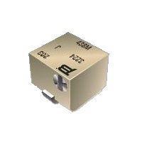 Bourns 3224J-1-500E Multiturn 4 mm SMD Trimming Potentiometer 4mm 50 OHMS 10% Square Cermet Sealed