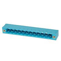 Same Sky (formerly CUI Devices) TBP01R1W-508-12BE Headers Terminal block, pluggable, w screw lock, 5.08, receptical, 12 pole, blue