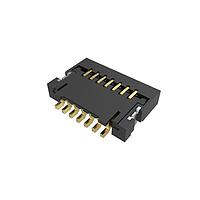Amphenol FCI 59453-071110ECHLF Connectors 0.50mm Flex Connectors, FPC/FFC Side Entry ZIF Connector, Surface Mount, 7 Positions, Bottom Contact, 0.50mm (0.020in) Pitch.