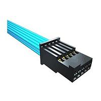 Samtec SFSDT-20-28-G-04.33-DR-NDX Double Row Discrete Cable 0.50" Tiger Eye(TM) Double Row Discrete Wire Cable Assembly