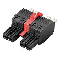Weidmuller 1547540000 Pluggable Terminal Blocks BVFL 7.62HP/04/180MF3 SN BK BX