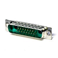 Amphenol CONEC 3017W2PAM99A10X Mixed Contact D-Sub Connectors 17W2 M SOLDER CUP THRU HOLE